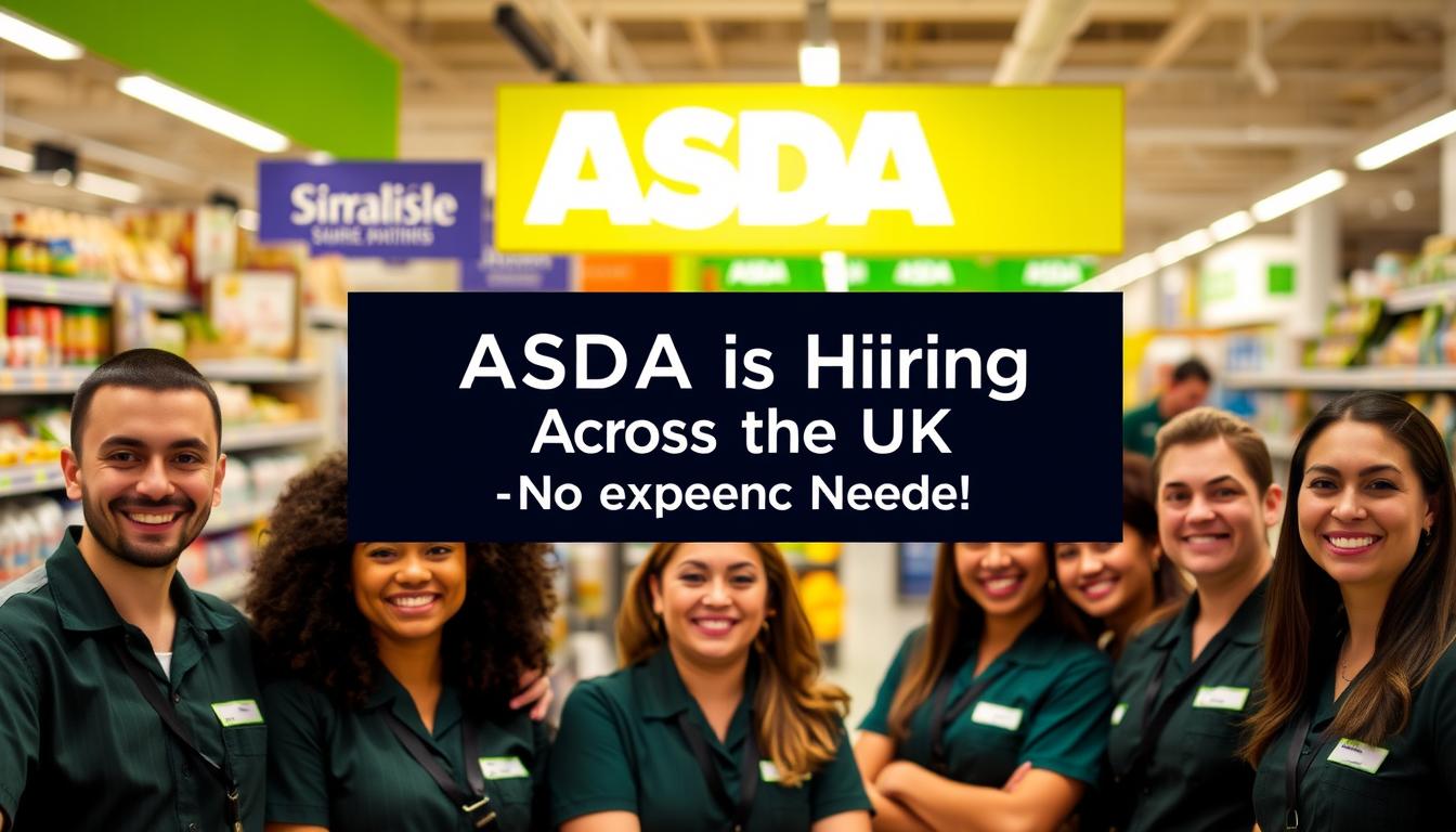 ASDA Is Hiring Across the UK – No Experience Needed!